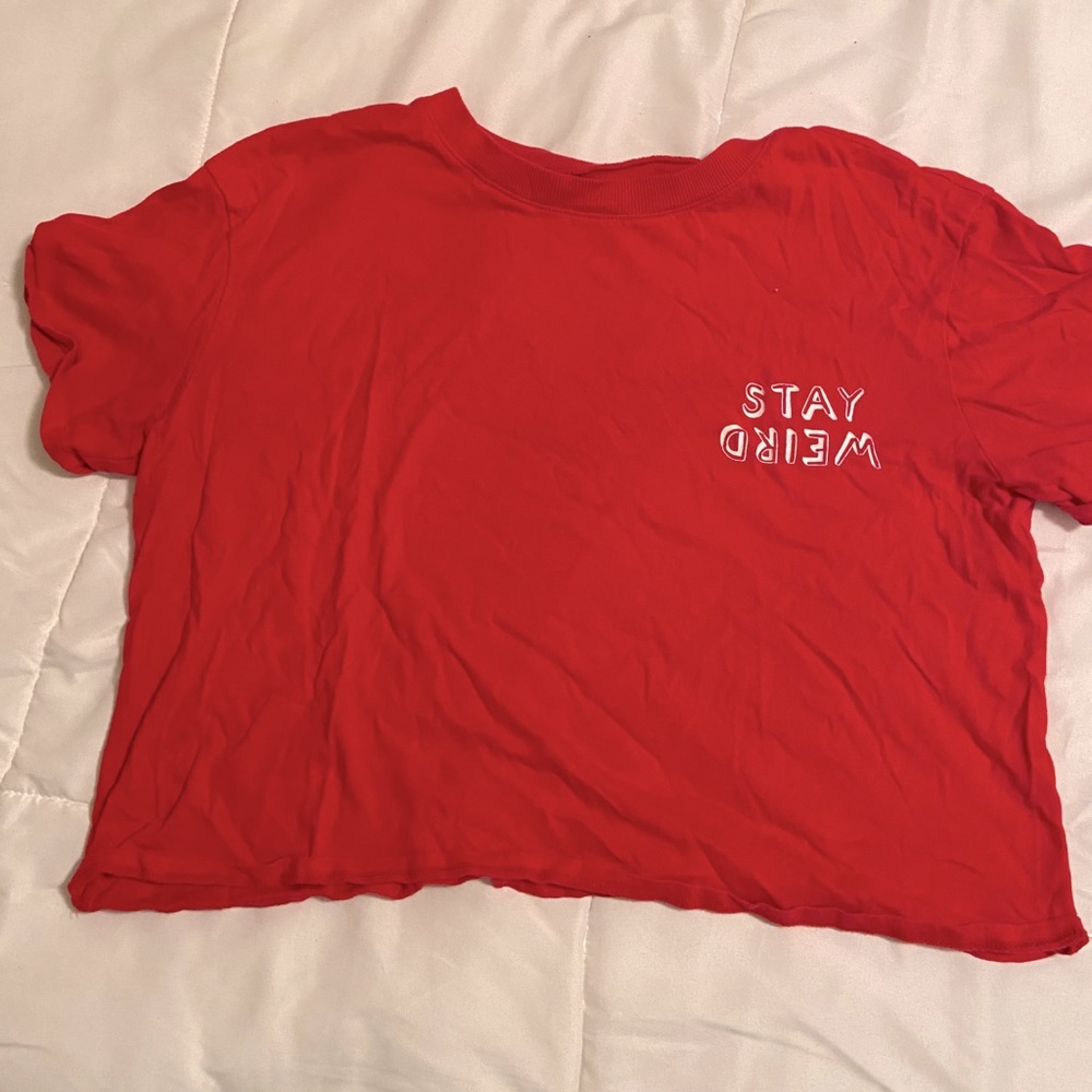 Cropped Red Shirt!